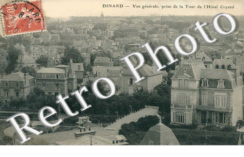 Vue Generale prise de la Tour de l'Hotel Crystal