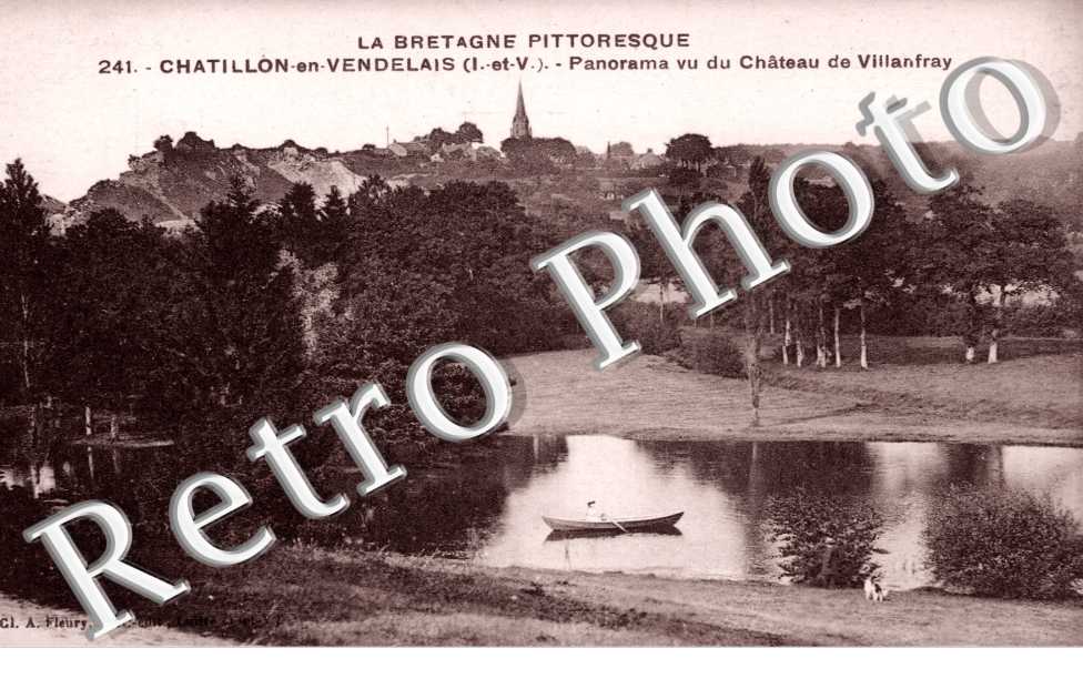 panorama vu du chateau de Villanfray
