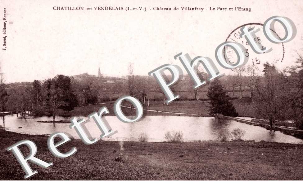 Chateau de Villanfray - le parc et l&#039;etang