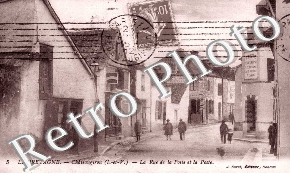 la rue de la poste et la poste