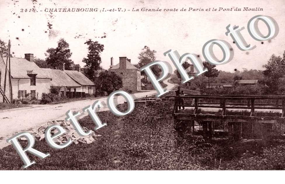 La Grande Route de Paris et le Pont du Moulin