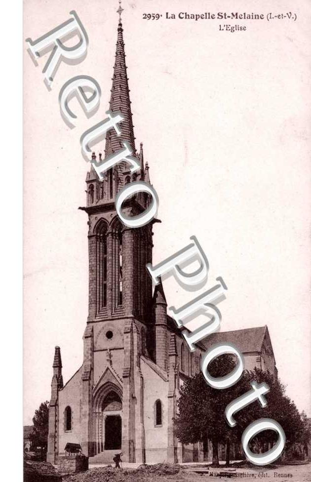 La Chapelle Saint-Melaine -  L&#039;eglise