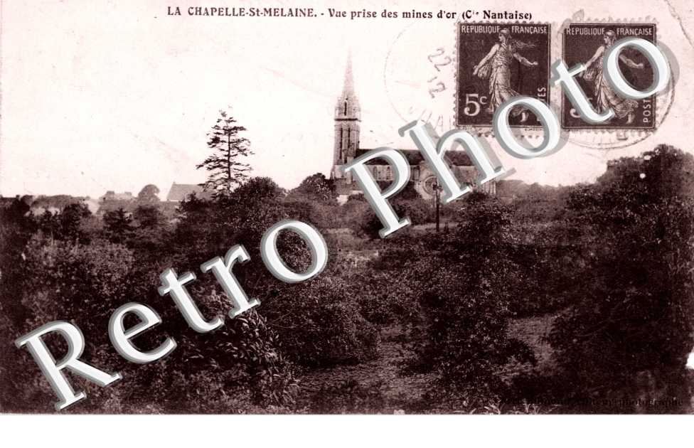 La Chapelle Saint-Melaine -  Vue prise des mines d&#039;Or