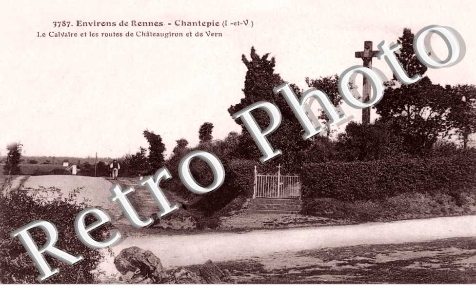 Le Calvaire et les routes de Chateaugiron et Vern