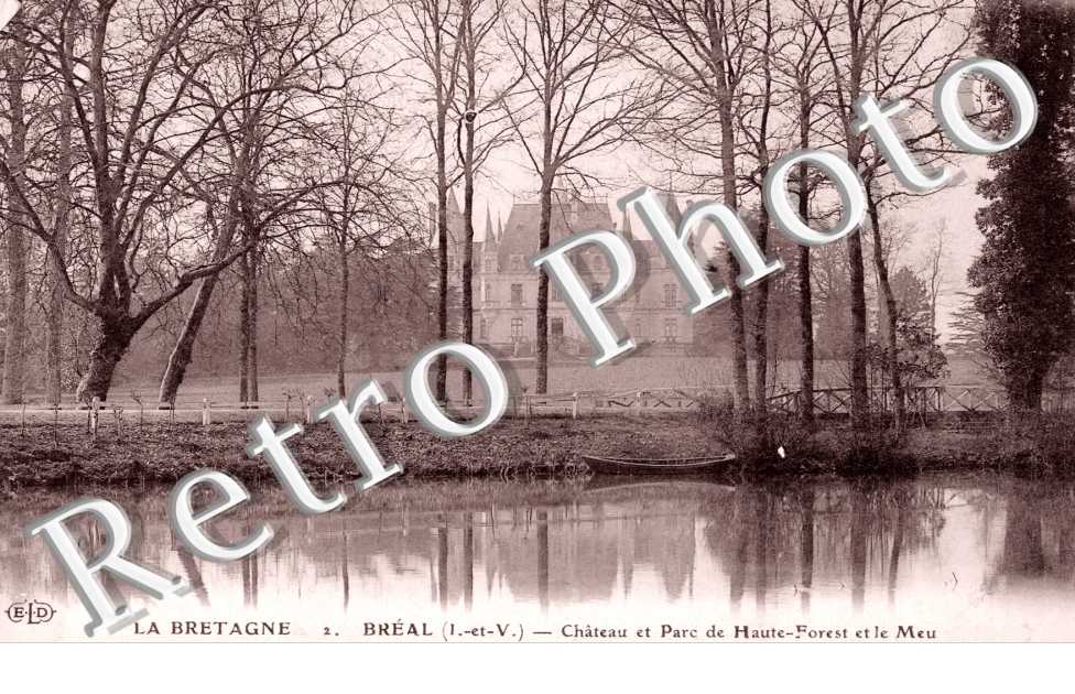 Chateau et Parc  de Haute Forest et le Meu