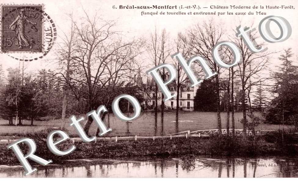 Chateau  de la Haute Foret et le Meu