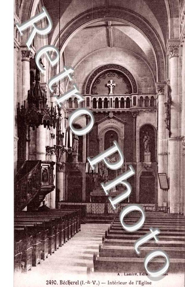 interieur de  l&#039;eglise
