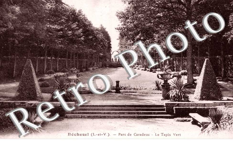 chateau de Caradeuc - le Parc - Le Tapis vert