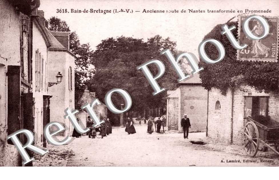 Ancienne Route de Nantes transformee en Promenade