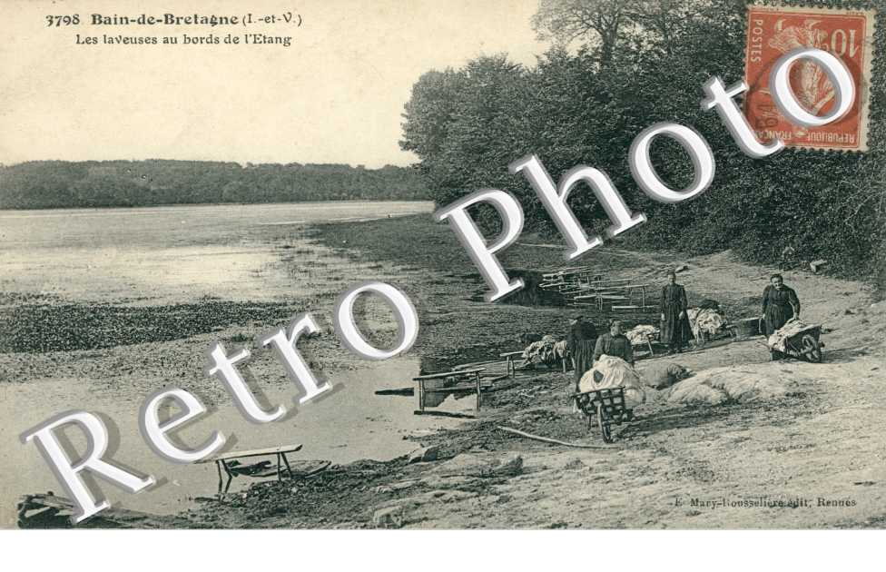 les Laveuses au bords de l'Etang