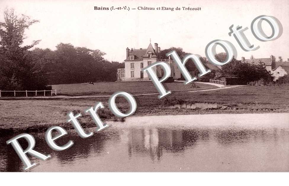 Château et étang de Trécouet