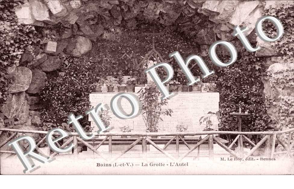 Bains. La grotte. La vierge