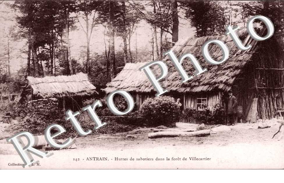 Huttes de Sabotiers dans la Foret de Villcartier