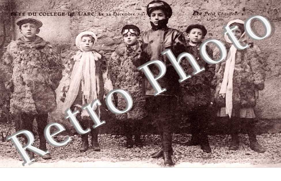 Fete du college de l'Arc 24 decembre 1910 Le petit chauffeur