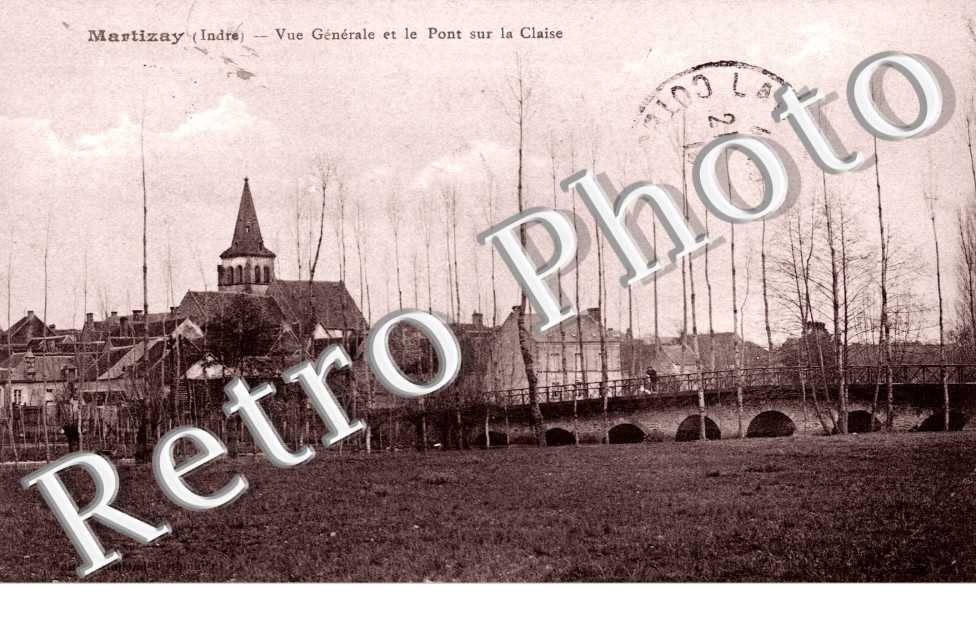 Vue Generale et le Pont sur la Claise