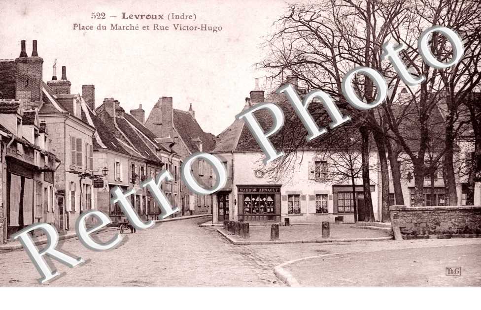 Place du marche et rue Victor Hugo