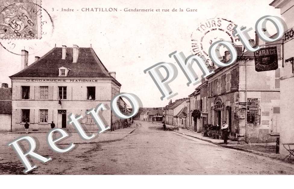 gendarmerie et rue de la gare