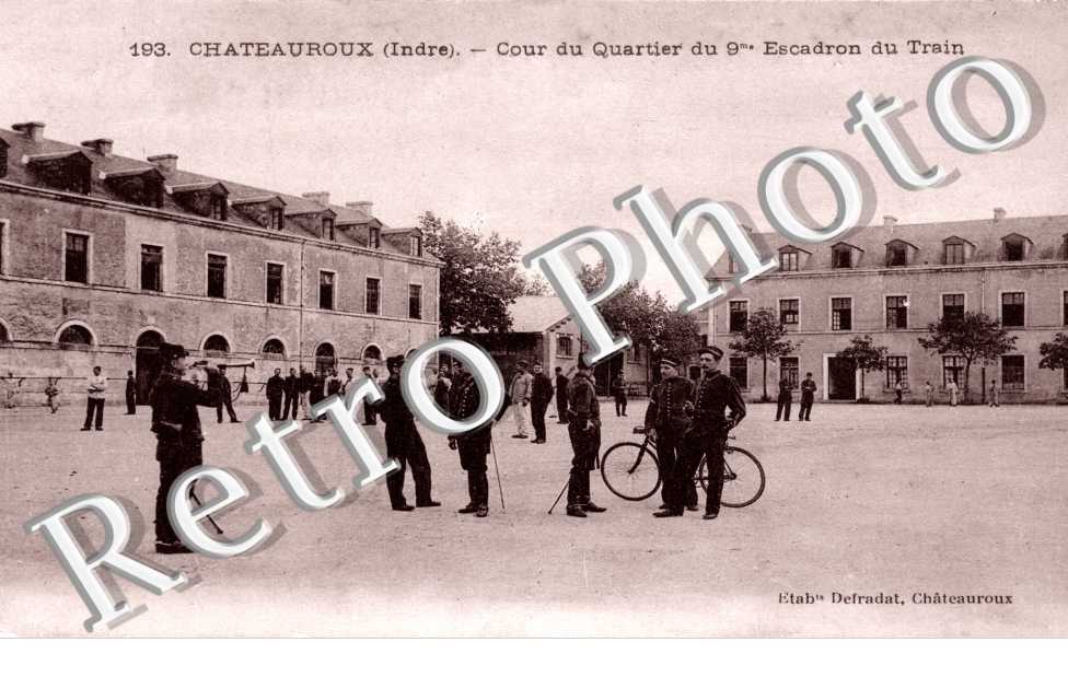 Cour du Quartier du 9eme escadron du train