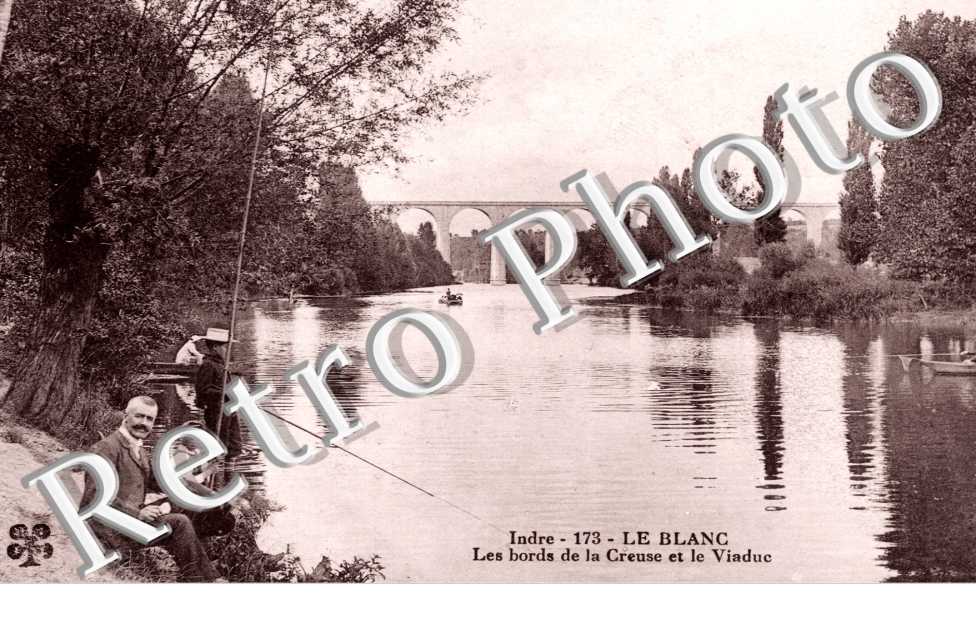 les bords de la Creuse et le viaduc
