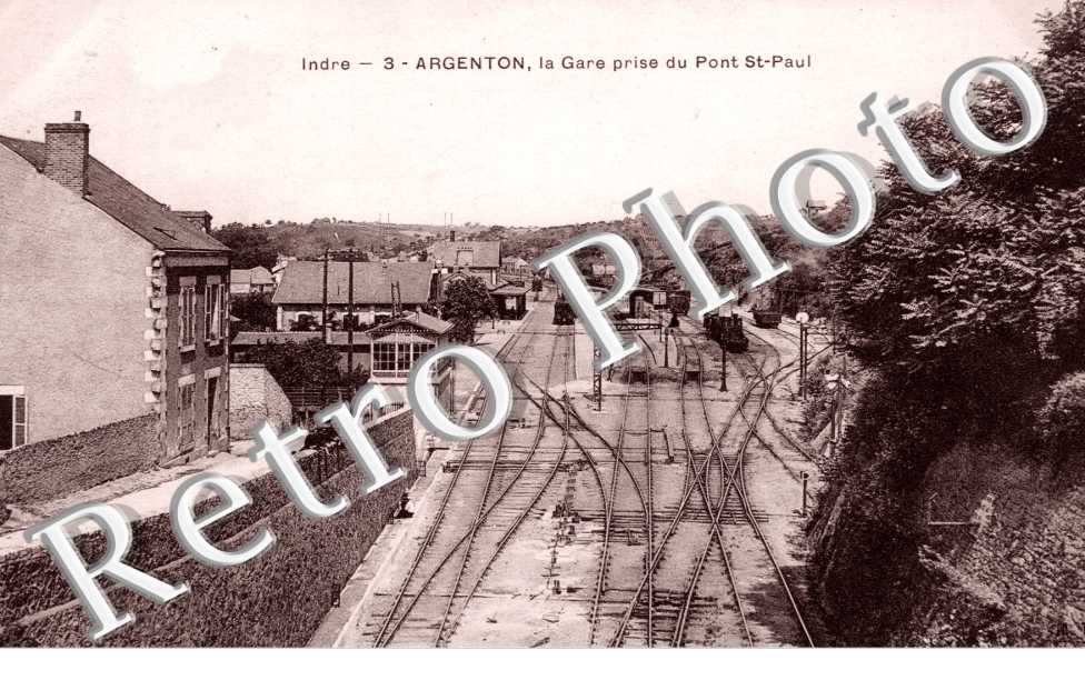 la Gare prise du Pont Saint-Paul