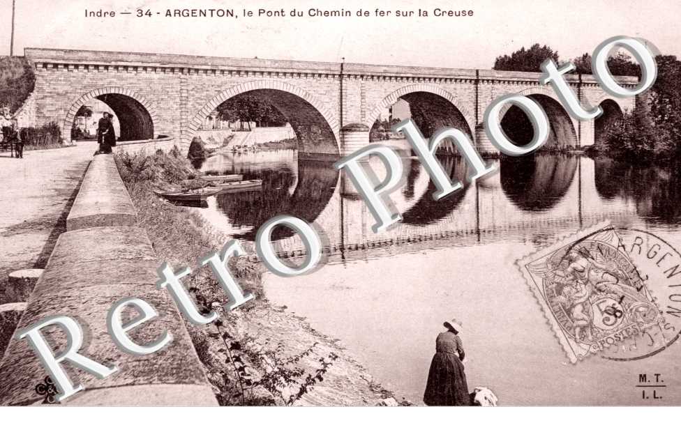 le Pont du Chemin de fer sur la Creuse