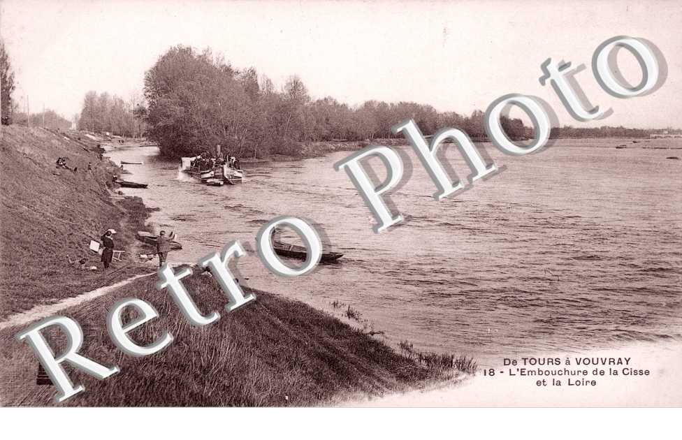 L'embouchure de la Cisse et la Loire