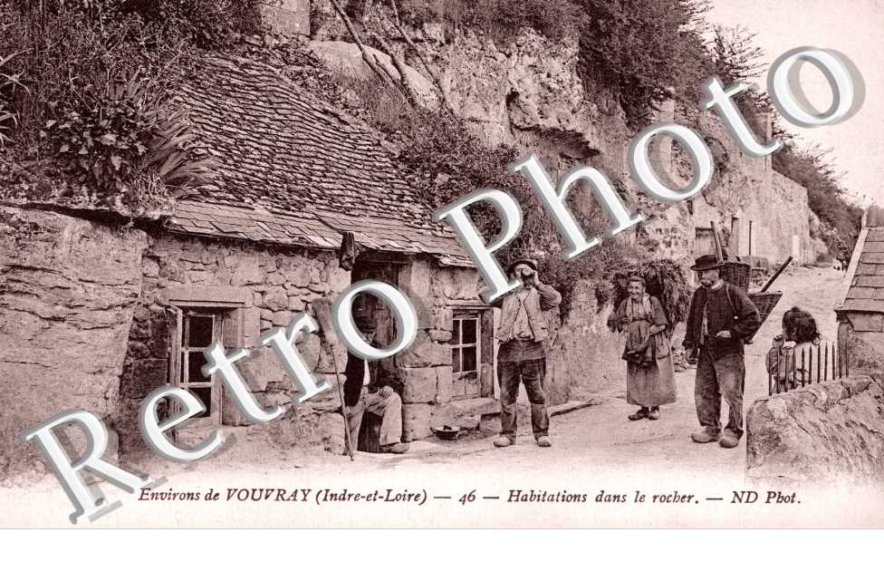Habitation dans le rocher