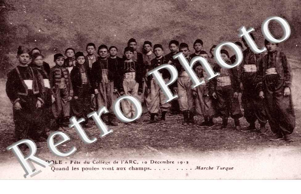 fete du college de l'Arc, 19 decembre 1912 Quand les poules vont aux champs - marche Turque