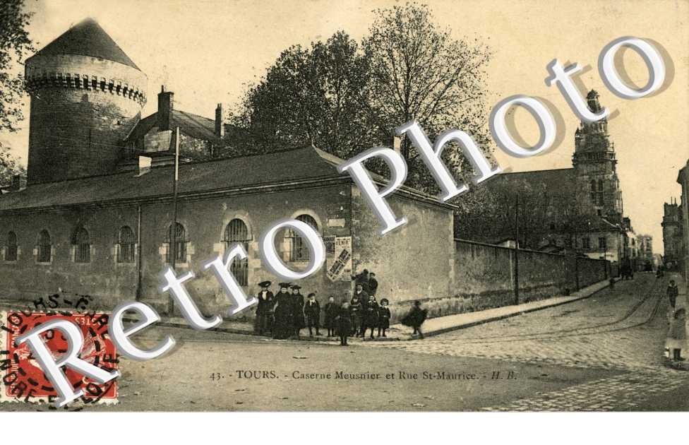 la caserne Meunier et rue saint maurice