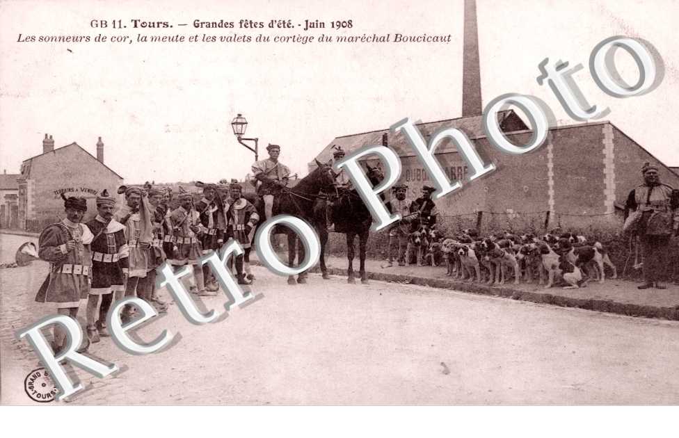 grandes fetes d'ete juin 1908 Les sonneurs de Cor