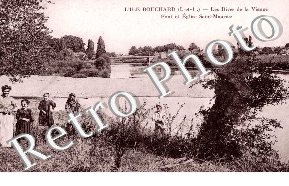 Les Rives de la Vienne, Pont et l'Eglise Saint Maurice