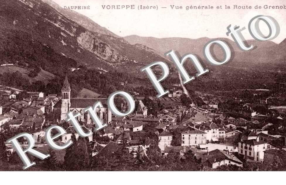 Vue generale et Route de Grenoble