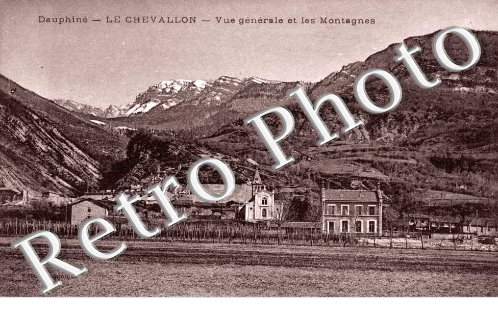 Vue Generale et les Montagnes, Le Chevallon, Dauphine