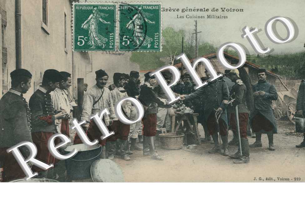 les Cuisines Militaires, Greve Generale de Voiron