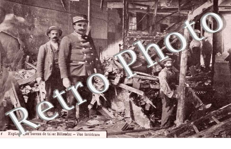 Explosion du Burzau de Tabac Billaudaz, Vue Interieure