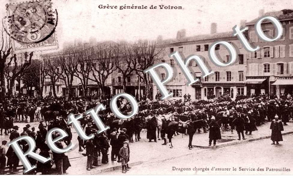 Greve generale, Dragons charges d&#039;assurer le Service des Patrouilles