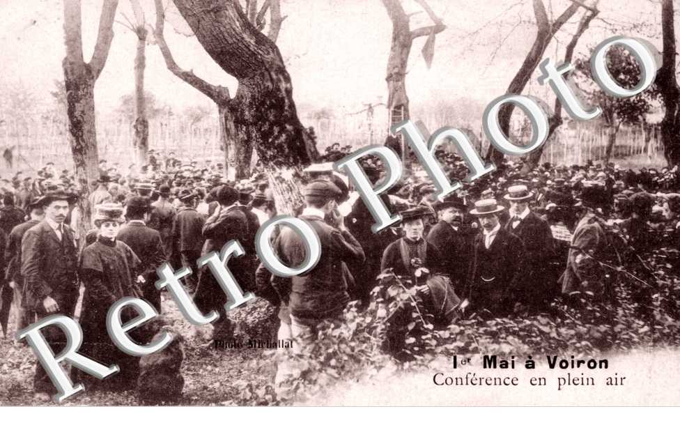 Greve generale, Premier Mai, conference en plein air