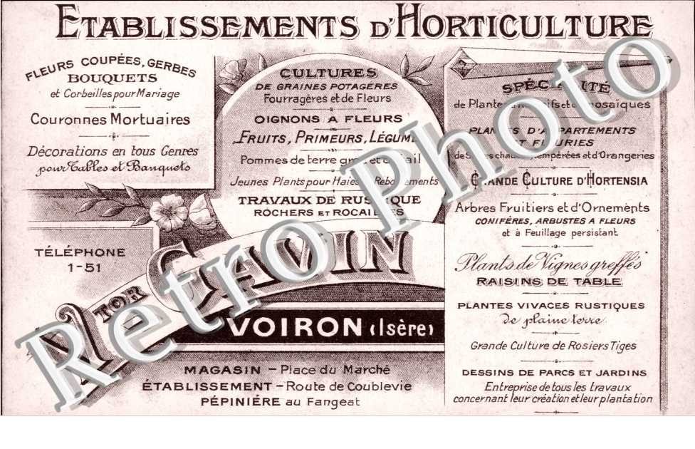 Etablissement d'Horticulture, Victor Gavin