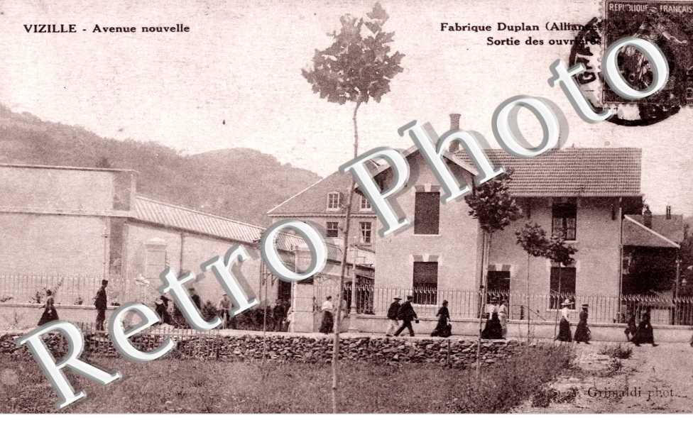 Avenue Nouvelle, Fabrique Duplan, Sortie des ouvriers