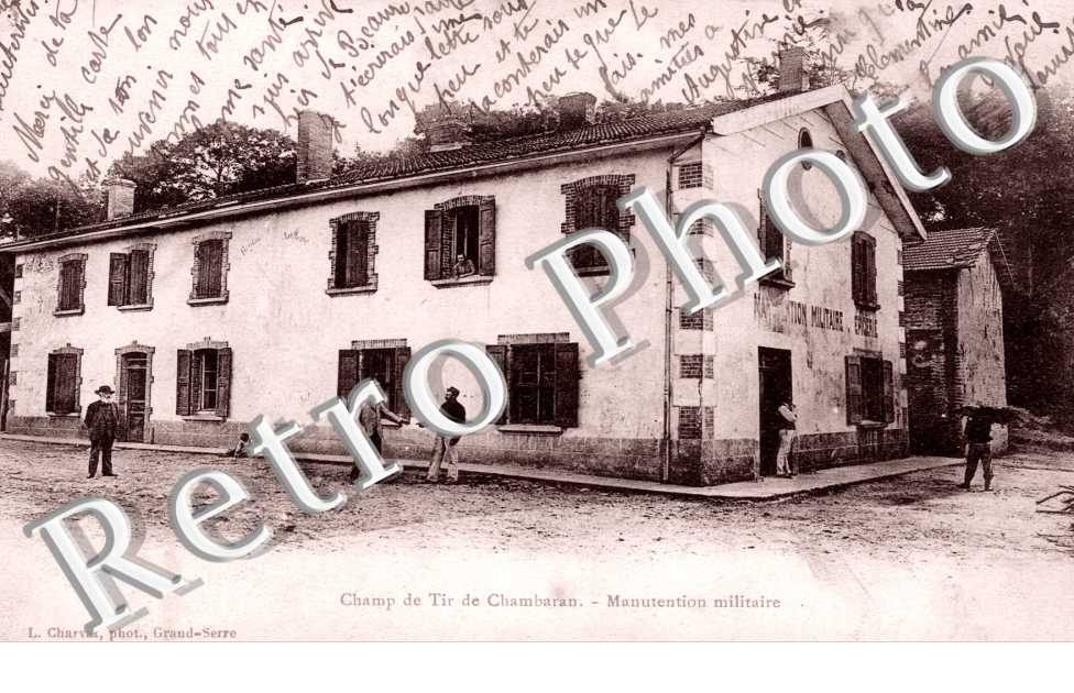 Champ de tir de Chambaran - manutention militaire