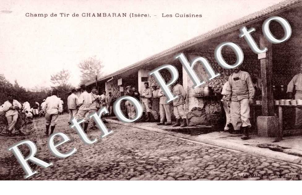 Champ de tie de Chambaran - les cuisines - militaires