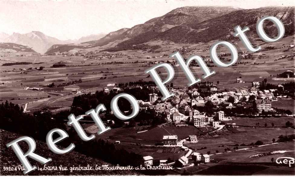 vue generale Le Moucherotte et la Chartreuse