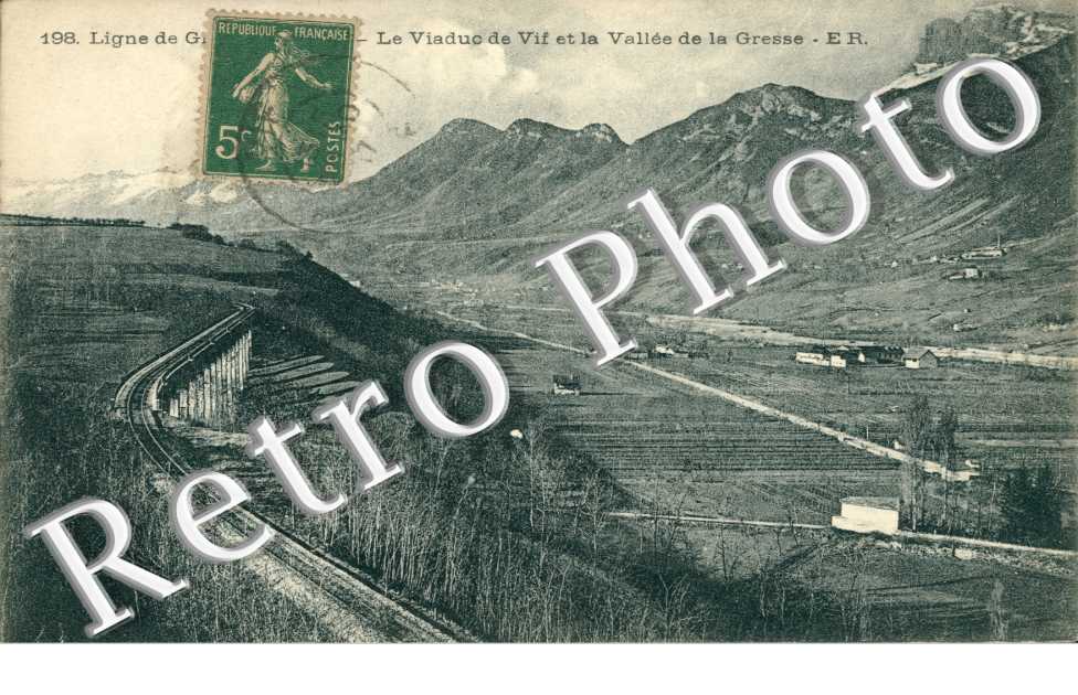 le Viaduc du Vif et la Vallee de la Gresse