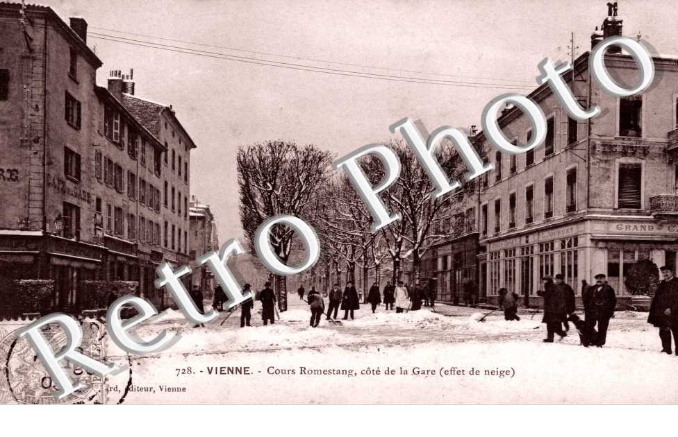 Cours Romestang, Cote de la Gare, Effet de Neige