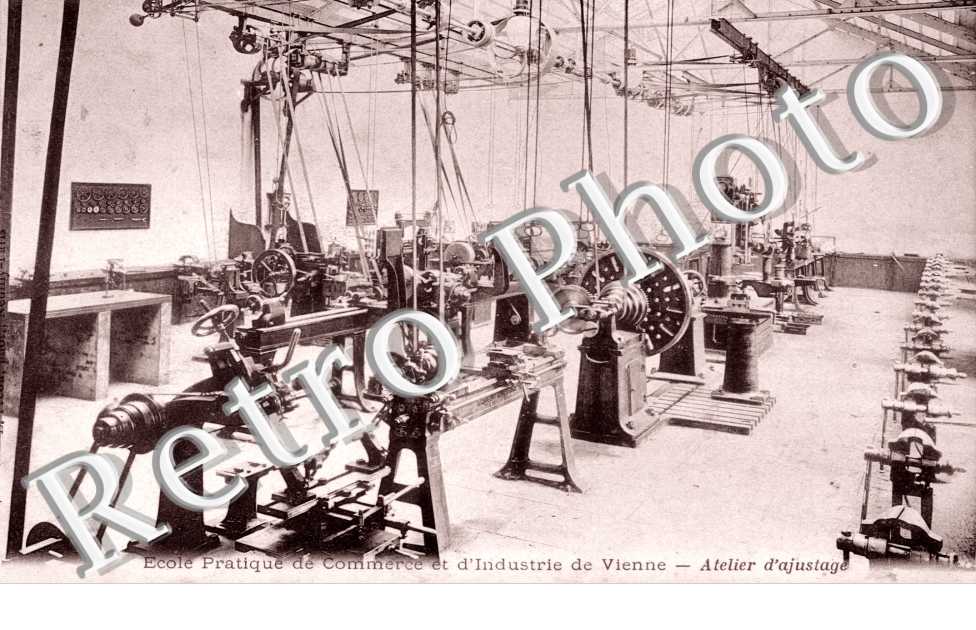 Ecole pratique de commerce et d&#039;industrie de Vienne - atelier d&#039;ajustage
