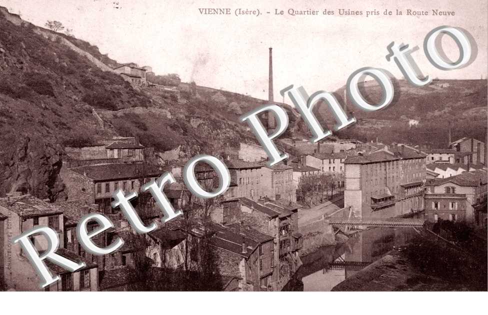 le Quartier des Usines prise de la Route Neuve