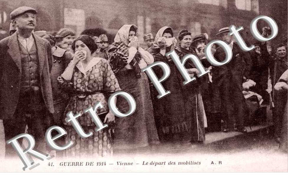 le Depart des Mobilises, Guerre de 1914
