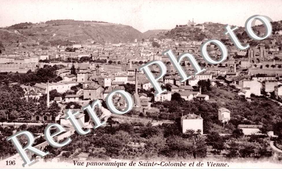 Vue Panoramique de Sainte-Colombe et de Vienne