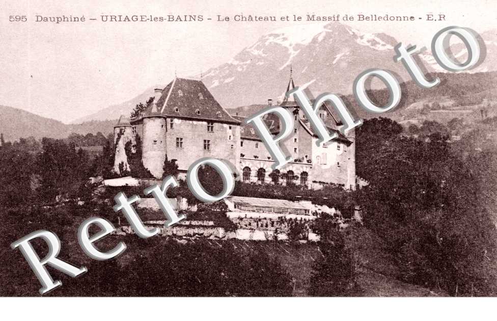 le Chateau et le Massif de Belledonne