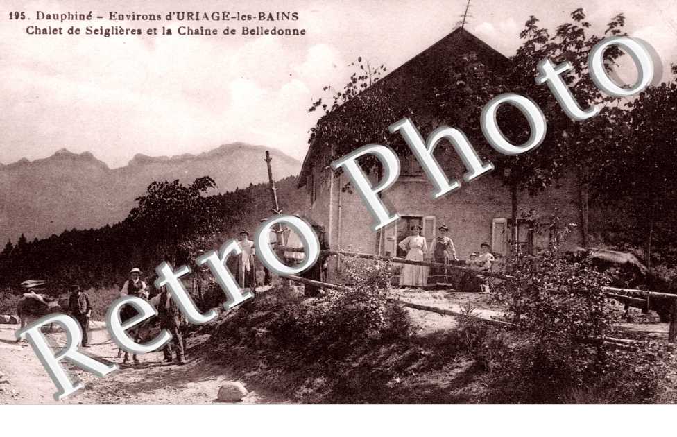 chalet de Seiglieres et la chaine de Belledonne